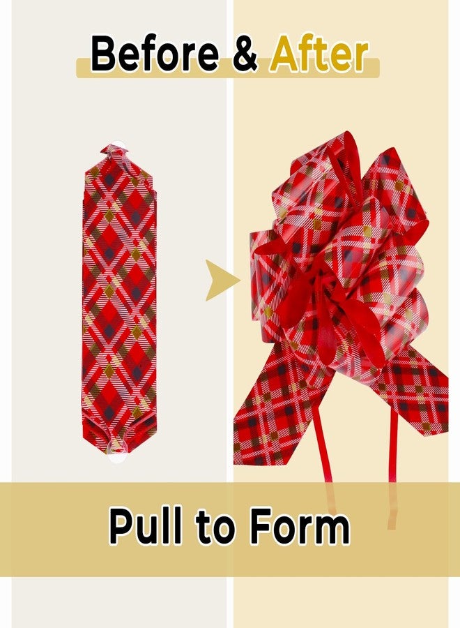 ONTODEX 27PCS Christmas Gift Wrap Bows for Presents, Xmas Pull Bows Easy and Fast Ribbons Gift Wrapping Accessory Holiday Decoration - Image 4